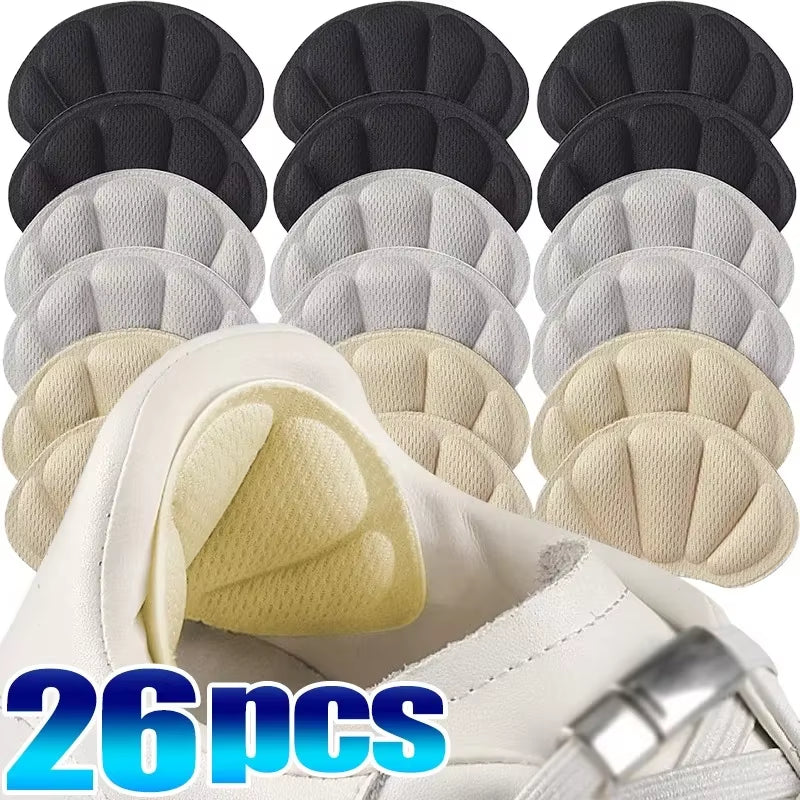 Strong Adhesive Sponge Heel Pad Pain Relief Insole Reduce Friction Heel Sticker Cuttable Shoe Insert Foot Rear Elastic Patch