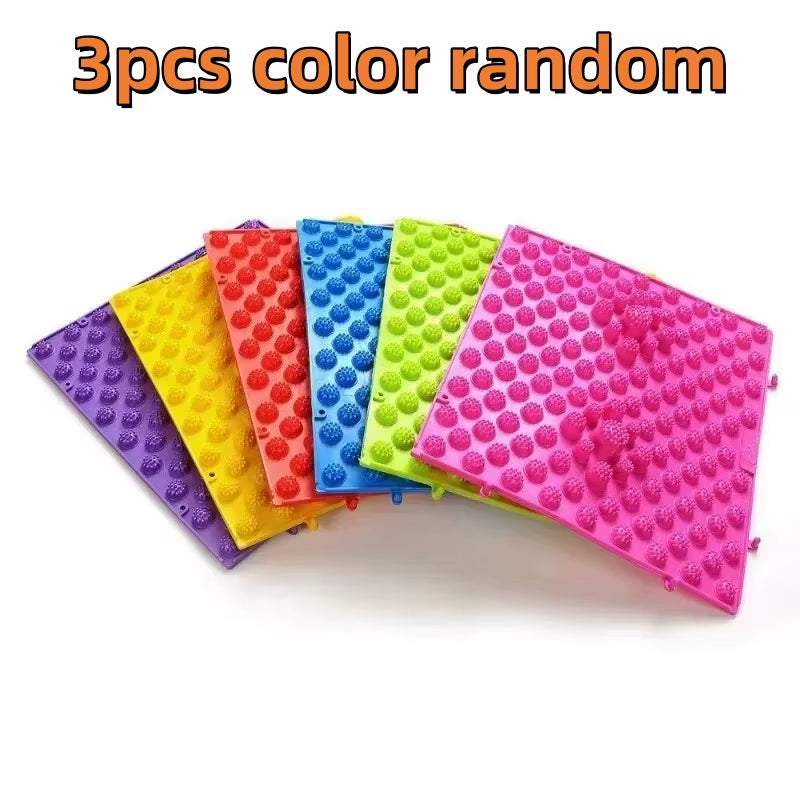 Reflexology Foot Massage Pad Cushion Pillow Yoga Spike Mat Anti-Stress Blood Circulation Plate Mat Massager Toe Pressure Plate